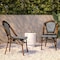 Flash Furniture Black/White PE Rattan Stacking Paris Chair, 2PK 2-SDA-AD642001-BKWH-NAT-GG - alternate 10